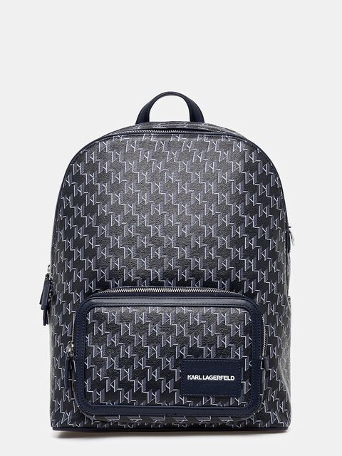 Karl Lagerfeld plecak K/VOYAGE kolor granatowy duży wzorzysty A1W30188 - zdjęcie produktu nr 1