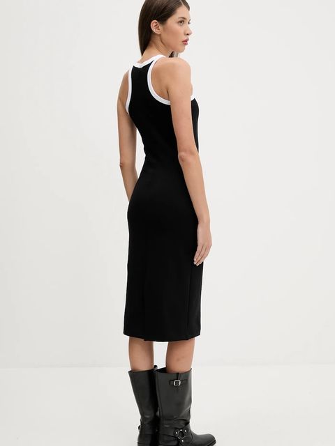 Karl Lagerfeld Jeans sukienka kolor czarny mini prosta A3W13008