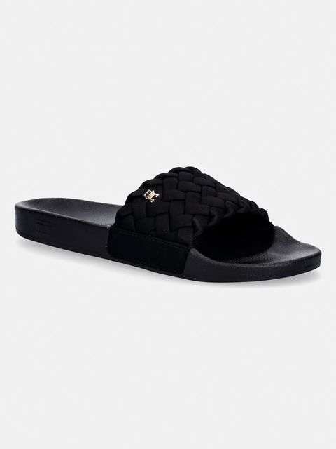 Tommy Hilfiger klapki damskie TH BRAIDED POOL SLIDE - zdjęcie produktu nr 2