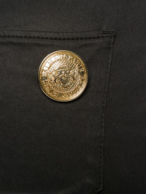 Balmain slim fit trousers - Black