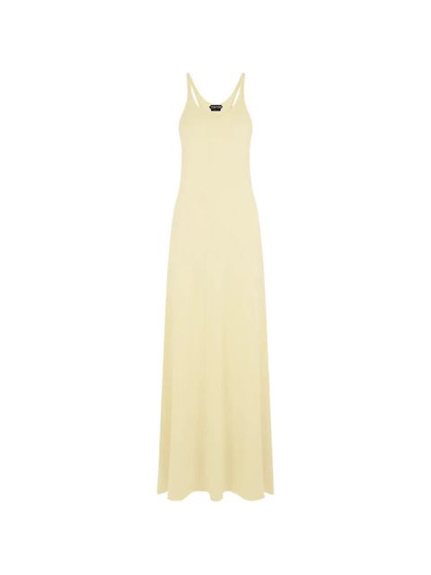 TOM FORD virgin wool maxi dress - Yellow - zdjęcie produktu nr 1