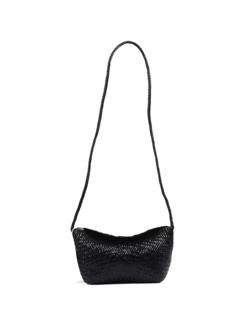 DRAGON DIFFUSION Corsina diagonal weave shoulder bag - Black - zdjęcie produktu nr 1
