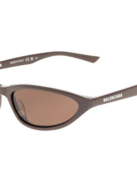 Balenciaga Eyewear oval-frame sunglasses - Brown - zdjęcie produktu nr 2