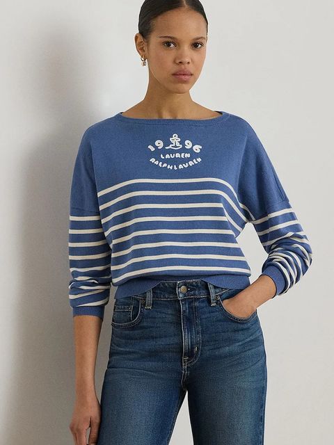 Lauren Ralph Lauren sweter damski bawełniany - zdjęcie produktu nr 2