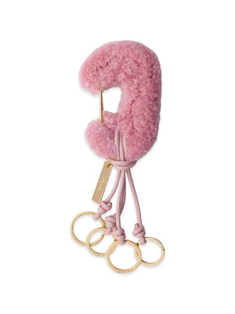 Prada leather keyring charm - Pink - zdjęcie produktu nr 1