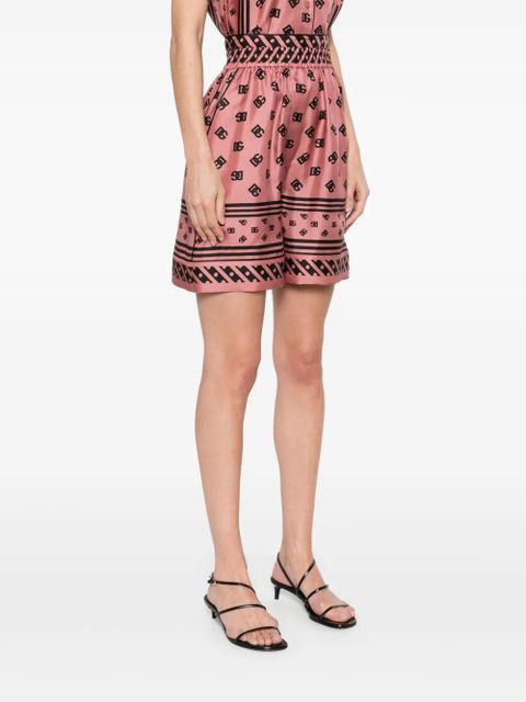 Dolce & Gabbana DNA logo-print shorts - Pink