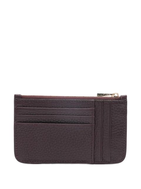 Aspinal Of London Ella pebbled-leather cardholder - Red - zdjęcie produktu nr 2