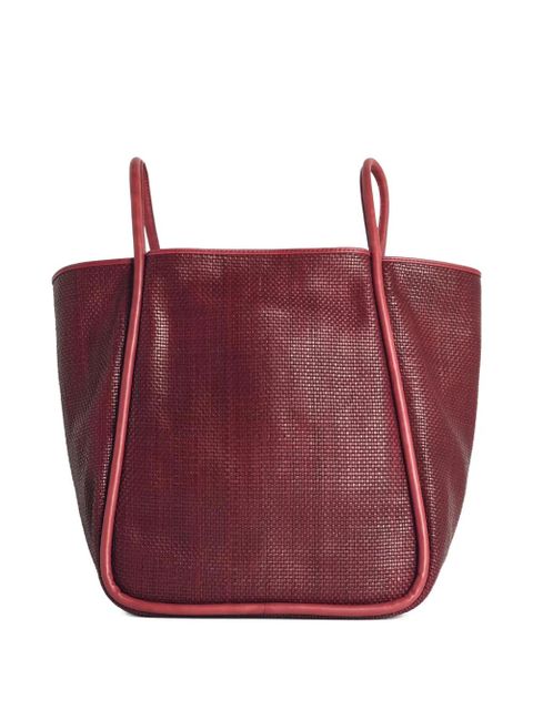 DRAGON DIFFUSION Ana leather tote bag - Red - zdjęcie produktu nr 1