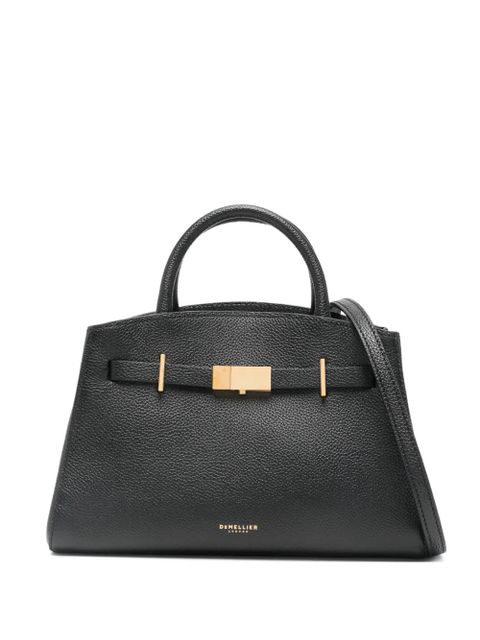 DeMellier small Hudson grain leather tote bag - Black - zdjęcie produktu nr 1