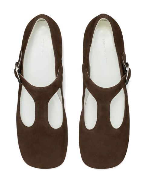 Tory Burch Violet T Strap loafers - Brown