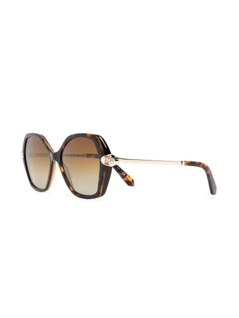 Bvlgari tortoiseshell cat-eye frame sunglasses - Brown - zdjęcie produktu nr 2