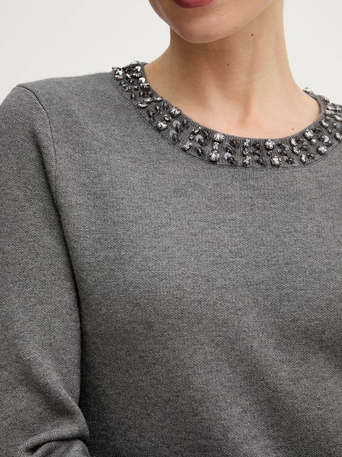 Morgan sukienka kolor szary mini rozkloszowana RMCHO