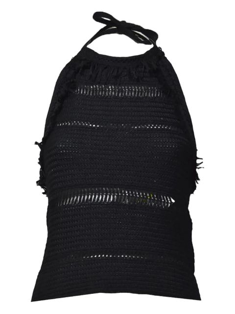 MARANT ÉTOILE Araliane halterneck top - Black - zdjęcie produktu nr 2