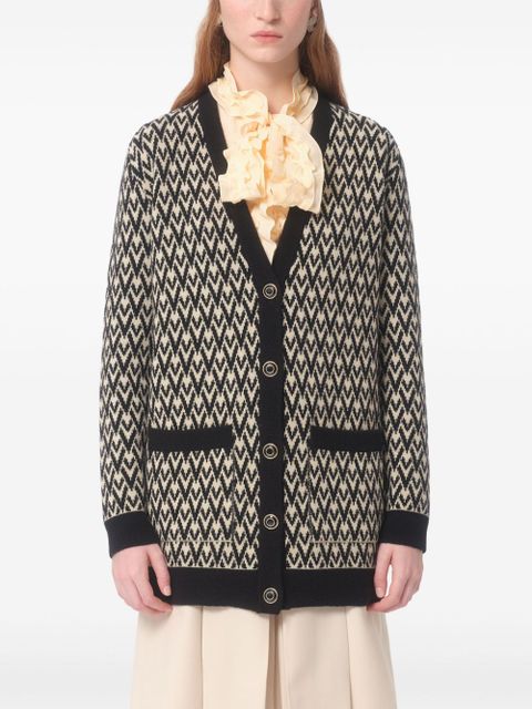 Valentino Garavani Toute La V cardigan - Black