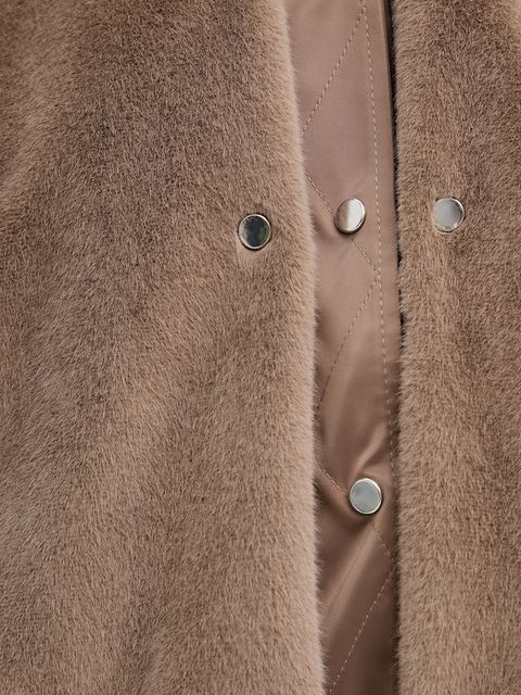 BOSS kurtka bomber kolor brązowy przejściowa oversize 50546846