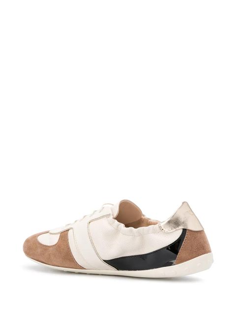 Tod's colour-block leather sneakers - Neutrals