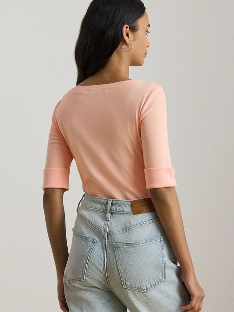 Lauren Ralph Lauren t-shirt damski z bawełną - zdjęcie produktu nr 1