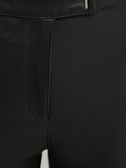 BOSS spodnie skórzane Simax