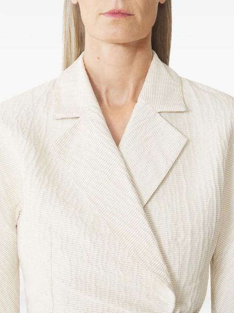 Lanvin flap-pocket tie-detail blazer - Neutrals