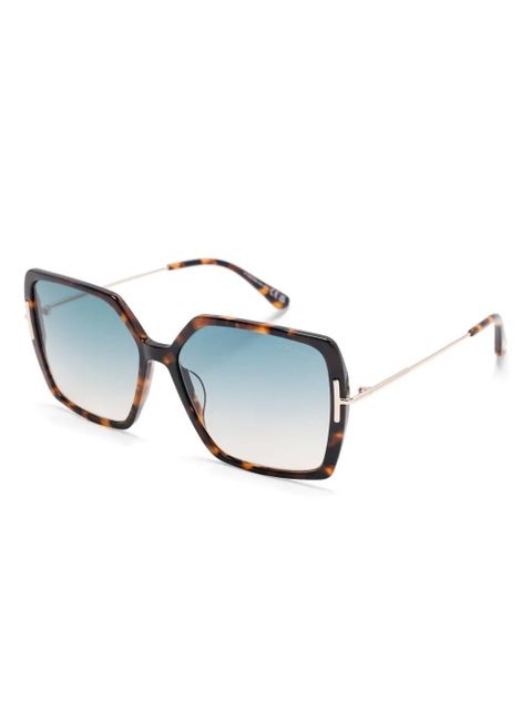 TOM FORD Eyewear Joanna sunglasses - Brown - zdjęcie produktu nr 2