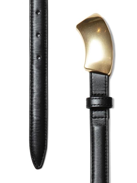 3.1 Phillip Lim ID leather belt - Black - zdjęcie produktu nr 2