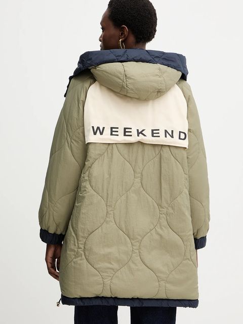 Weekend Max Mara kurtka dwustronna ANFORA kolor granatowy 2525496062600