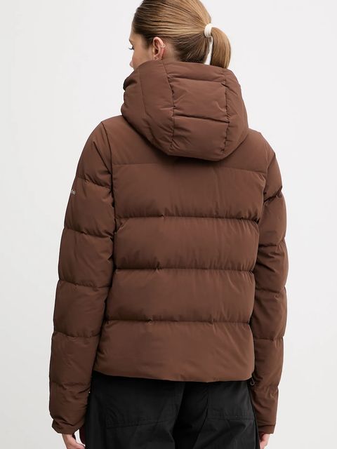 Columbia kurtka puchowa Amaze Puff kolor brązowy zimowa 2133714