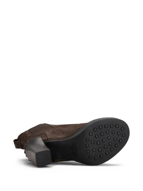 Tod's 80mm suede Chelsea boots - Brown