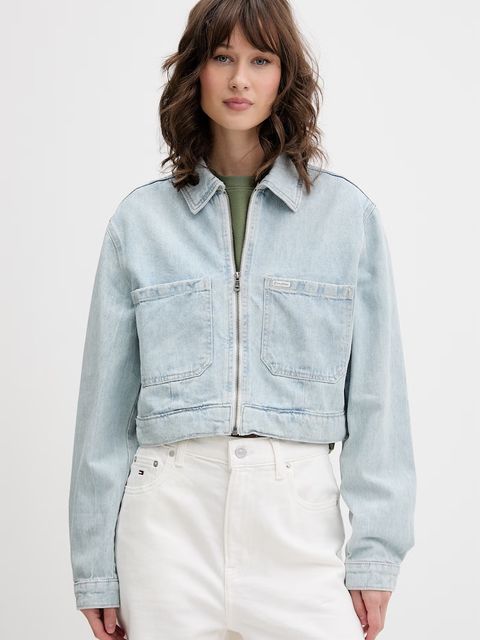 Guess Jeans kurtka przejściowa damska jeansowa - zdjęcie produktu nr 1