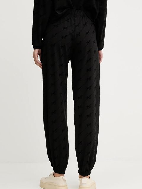 HUGO spodnie dresowe damskie kolor czarny z aplikacją 50545211 - zdjęcie produktu nr 2