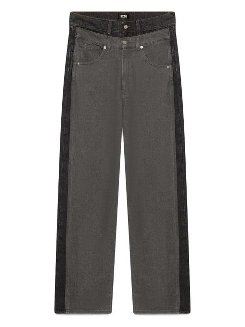 GCDS logo-patch jeans - Grey - zdjęcie produktu nr 1