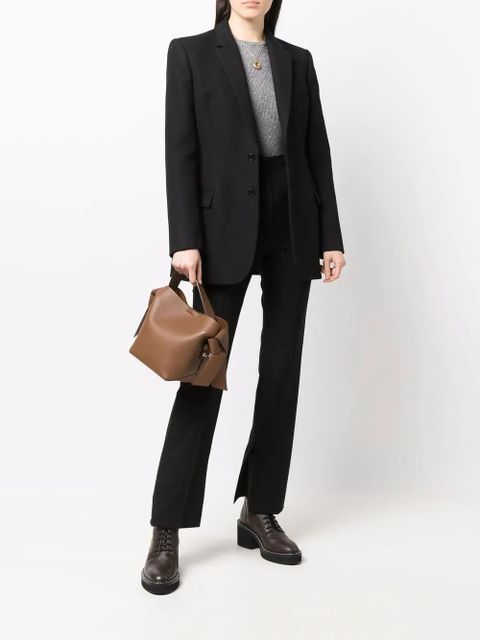 LouLou de Saison Ortigia Lds round-neck sweater - Grey