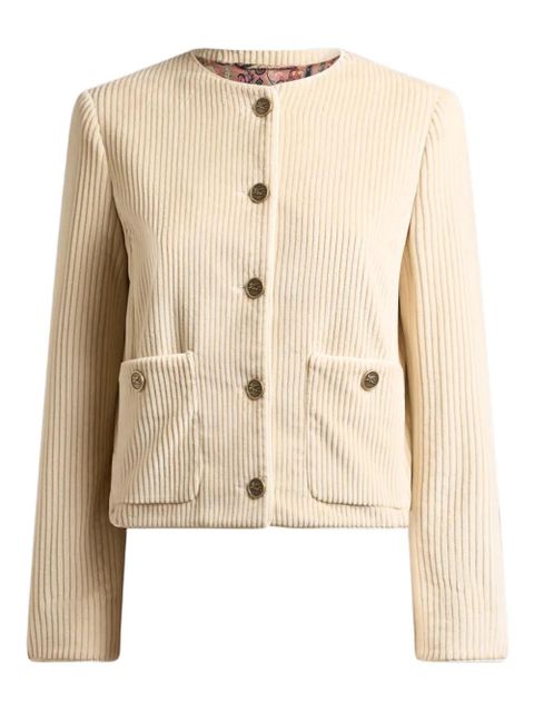 ETRO button corduroy jacket - Neutrals - zdjęcie produktu nr 1