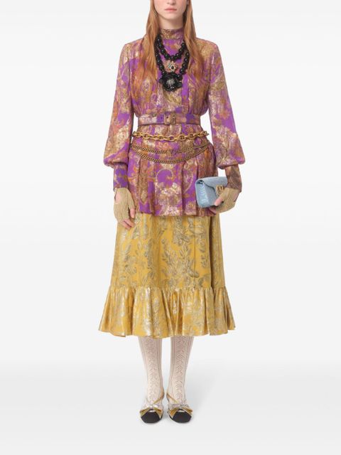 Valentino Garavani Apres L'Hiver blouse - Purple