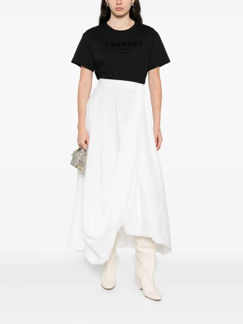 TWINSET logo-detail T-shirt - Black - zdjęcie produktu nr 2