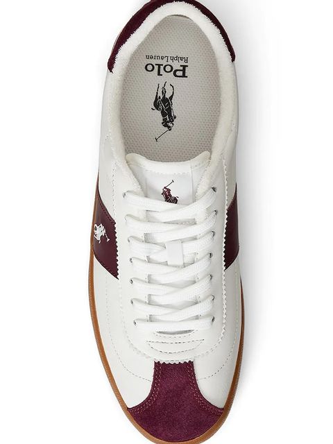 Polo Ralph Lauren sneakersy skórzane Court Vlc Pp kolor biały 816974111001