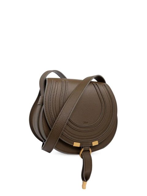 Chloé small Marcie leather saddle bag - Green