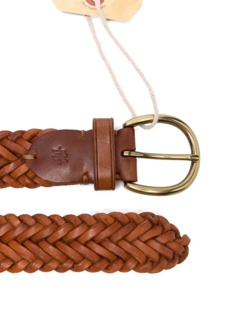 DRAGON DIFFUSION 9ply intreccio braided belt - Brown - zdjęcie produktu nr 2
