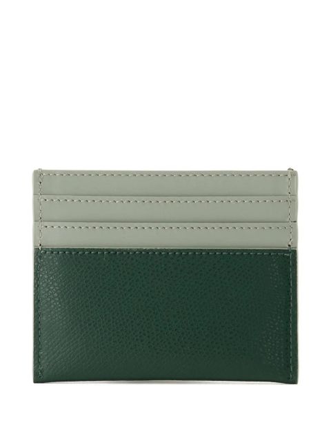 FENDI FF leather card holder - Green