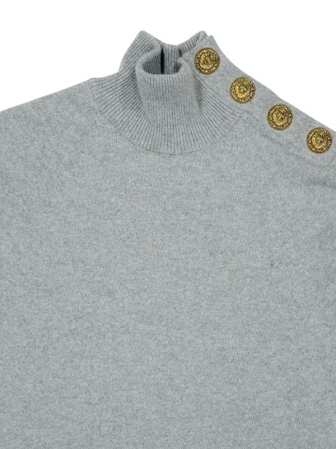 Balenciaga batwing button mini dress - Grey