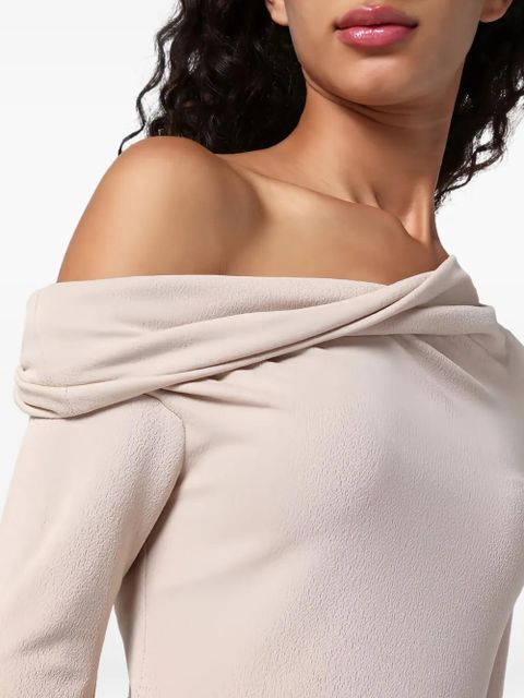 Givenchy asymmetric draped top - Neutrals