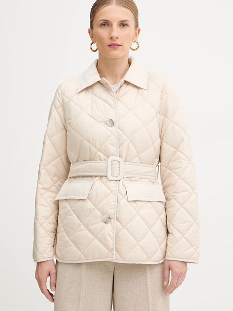 Marella kurtka kolor beżowy przejściowa 2523486055200 - zdjęcie produktu nr 1