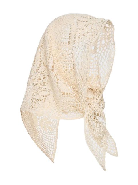 Magda Butrym crochet scarf - Neutrals