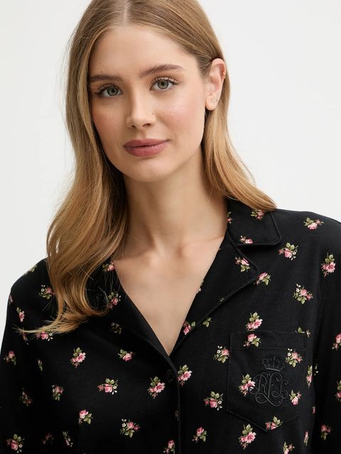 Lauren Ralph Lauren piżama damska kolor czarny ILN92467F