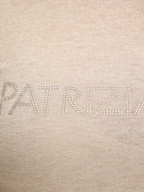 Patrizia Pepe t-shirt kolor beżowy 8K0278 K128