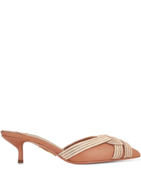 Aquazzura 50mm Felix mules - Pink - zdjęcie produktu nr 1
