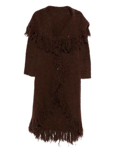 Cult Gaia Victoria Duster fringed coat - Brown - zdjęcie produktu nr 1