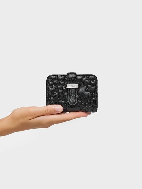 Tous portfel Puffy Bear damski kolor czarny 2002354851