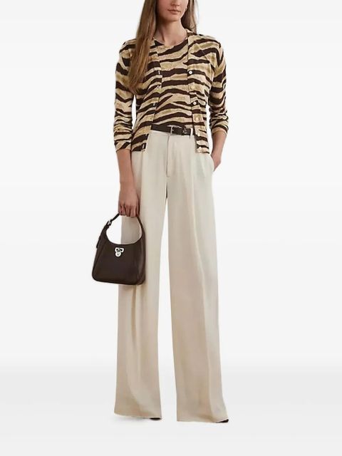 Lauren Ralph Lauren zebra-print short-sleeve top - Neutrals - zdjęcie produktu nr 2