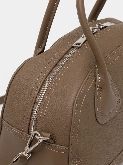 Answear.LAB torebka skórzana kolor beżowy